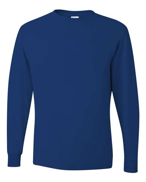 Unisex Dri-Power® Long Sleeve 50/50 T-Shirt JERZEES Royal