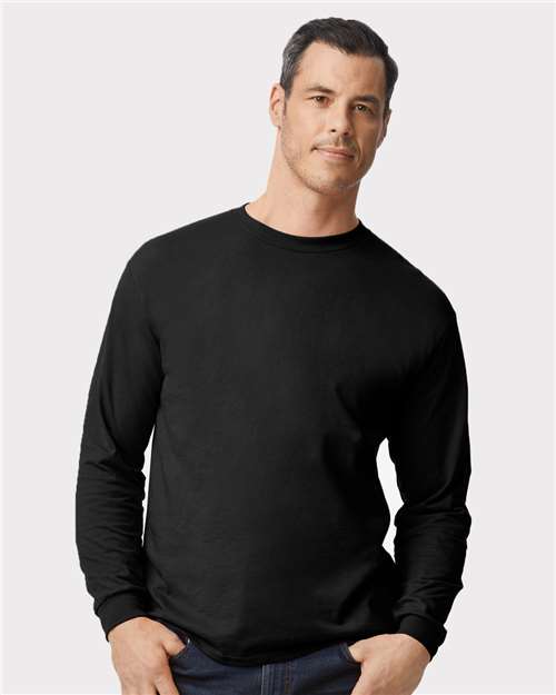 Unisex DryBlend® 50/50 Long Sleeve T-Shirt Gildan Black