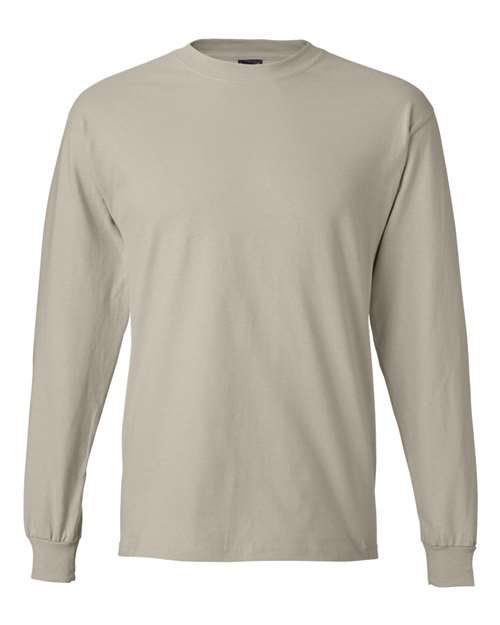Unisex Beefy-T® Long Sleeve T-Shirt Hanes Sand