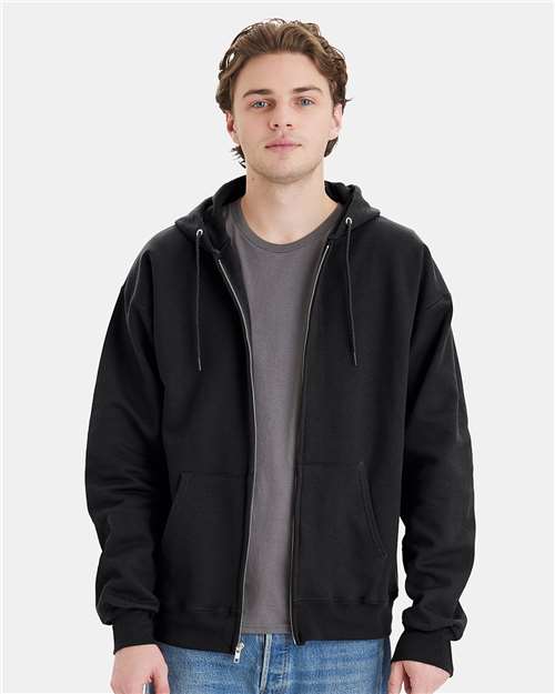 Unisex Ultimate Cotton® Full-Zip Hooded Sweatshirt