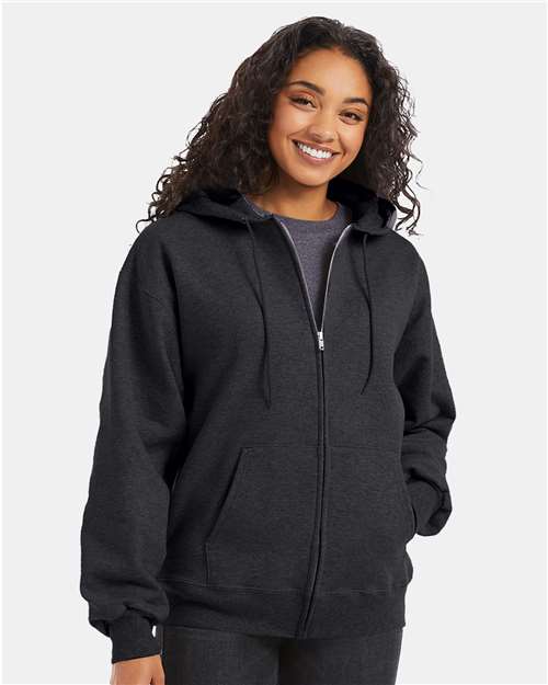 Unisex Ultimate Cotton® Full-Zip Hooded Sweatshirt