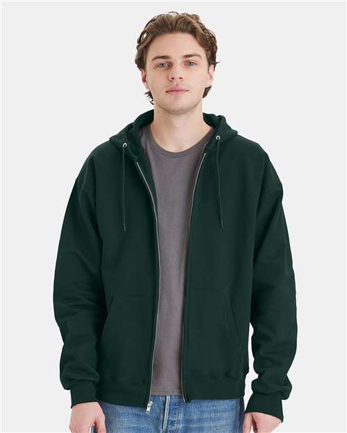 Unisex Ultimate Cotton® Full-Zip Hooded Sweatshirt