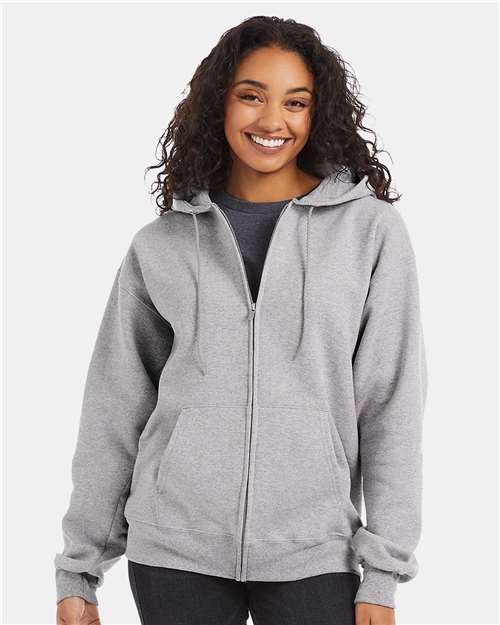 Unisex Ultimate Cotton® Full-Zip Hooded Sweatshirt