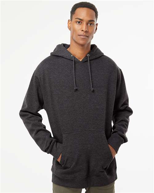 Unisex Heavyweight Hooded Sweatshirt Independent Trading Co. Charcoal Heather