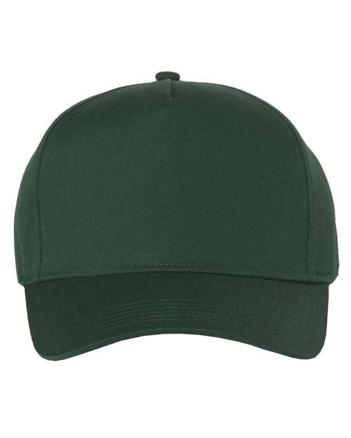 Five-Panel Twill Cap Valucap Forest Adjustable