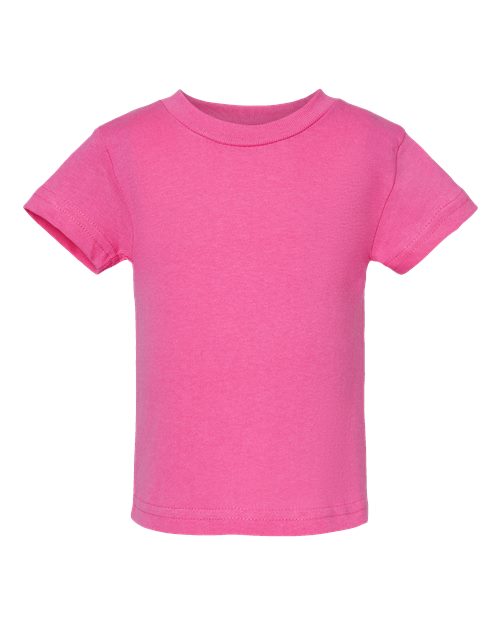 Infant Cotton Jersey Tee Rabbit Skins Raspberry