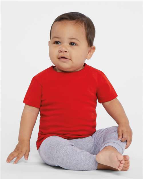 Infant Cotton Jersey Tee Rabbit Skins Red