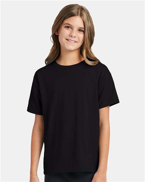 Youth EcoSmart® T-Shirt Hanes Black