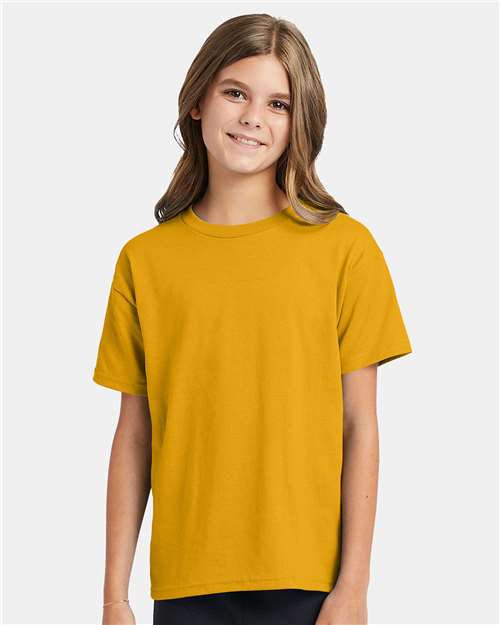 Youth EcoSmart® T-Shirt Hanes Gold