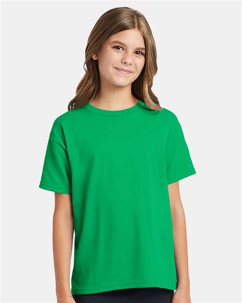 Youth EcoSmart® T-Shirt Hanes Kelly Green