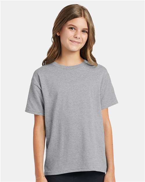 Youth EcoSmart® T-Shirt Hanes Light Steel