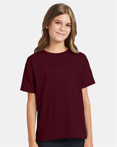 Youth EcoSmart® T-Shirt Hanes Maroon