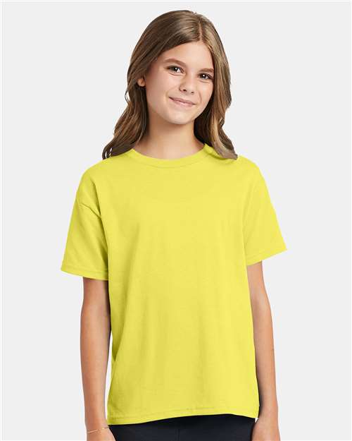 Youth EcoSmart® T-Shirt Hanes Yellow