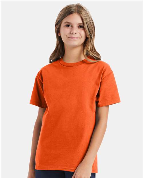 Youth Authentic T-Shirt Hanes Orange