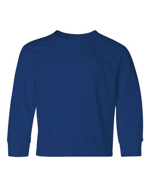 Youth Dri-Power® Long Sleeve 50/50 T-Shirt JERZEES Royal