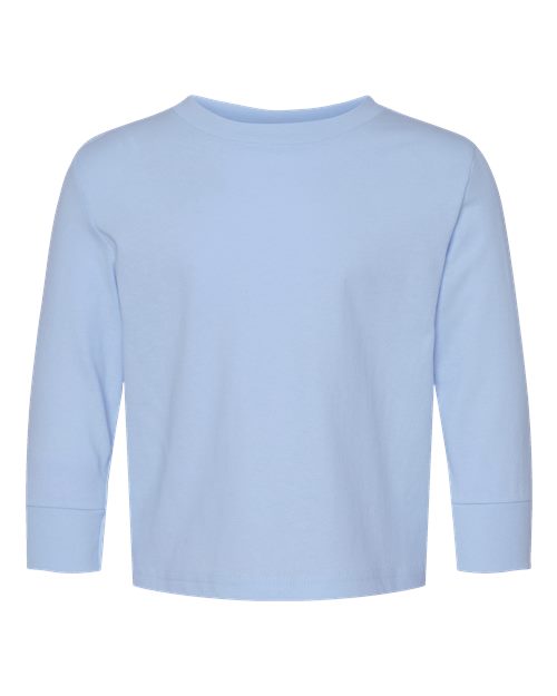 Toddler Cotton Jersey Long Sleeve Tee Rabbit Skins Light Blue