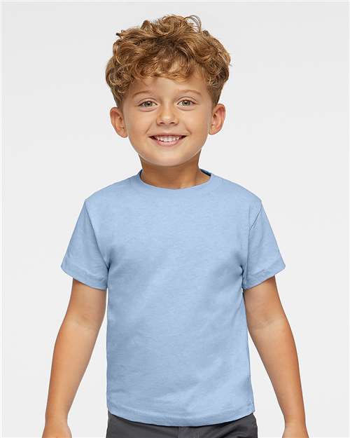 Toddler Cotton Jersey Tee Rabbit Skins Light Blue