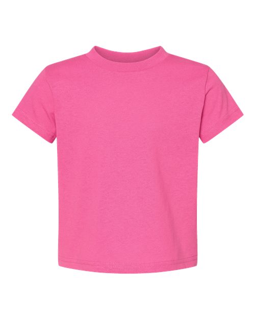 Toddler Cotton Jersey Tee Rabbit Skins Raspberry