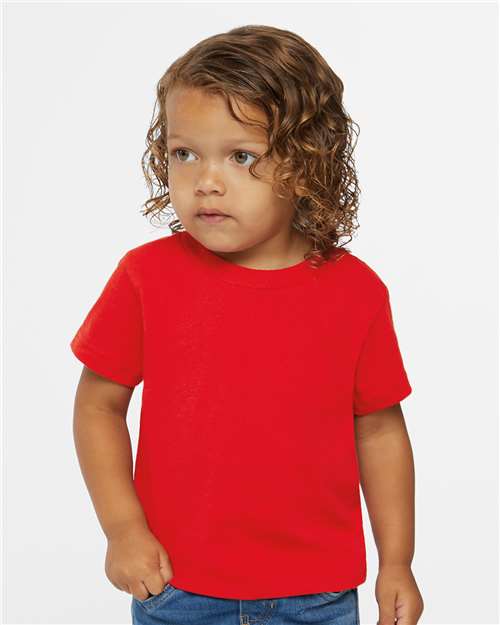 Toddler Cotton Jersey Tee Rabbit Skins Red