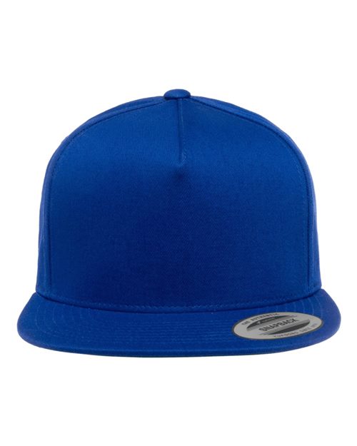 Five-Panel Cotton Twill Snapback Cap YP Classics