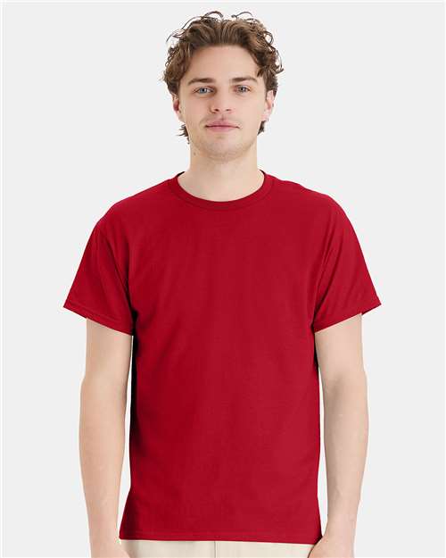 Unisex EcoSmart® T-Shirt Hanes Deep Red