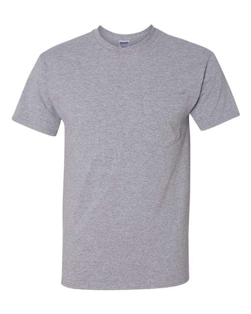 Unisex Dri-Power® 50/50 Pocket T-Shirt