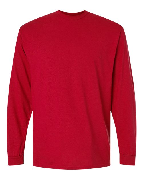 Unisex DryBlend® 50/50 Long Sleeve T-Shirt Gildan Red