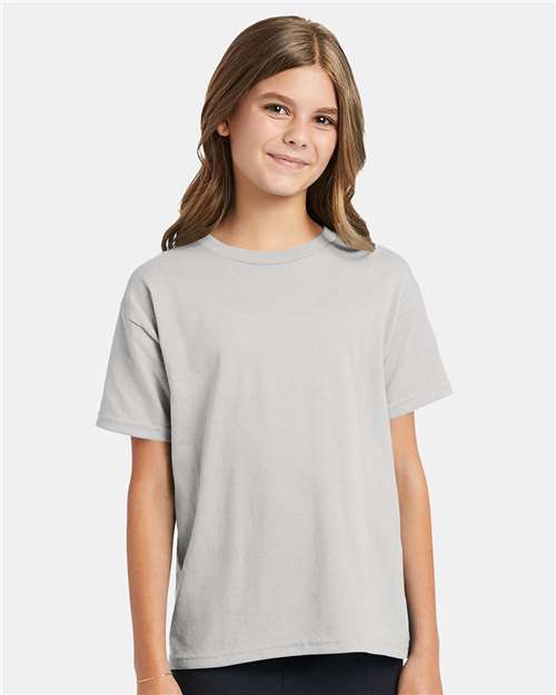 Youth EcoSmart® T-Shirt Hanes Ash