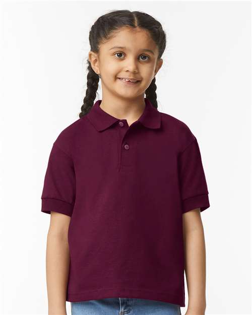 Youth DryBlend® Jersey Polo Gildan Maroon