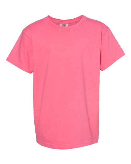Youth Garment-Dyed Heavyweight T-Shirt Comfort Colors Crunchberry