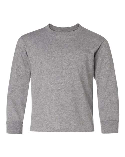 Youth Dri-Power® Long Sleeve 50/50 T-Shirt JERZEES Oxford