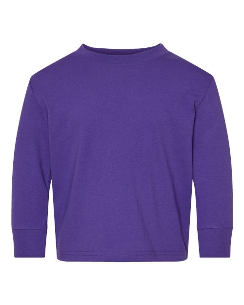 Toddler Cotton Jersey Long Sleeve Tee Rabbit Skins Purple