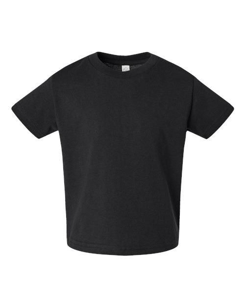 Toddler Cotton Jersey Tee Rabbit Skins Black