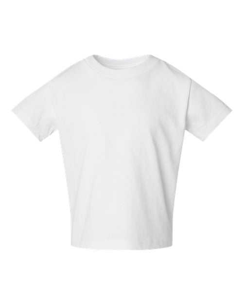 Toddler Cotton Jersey Tee Rabbit Skins White