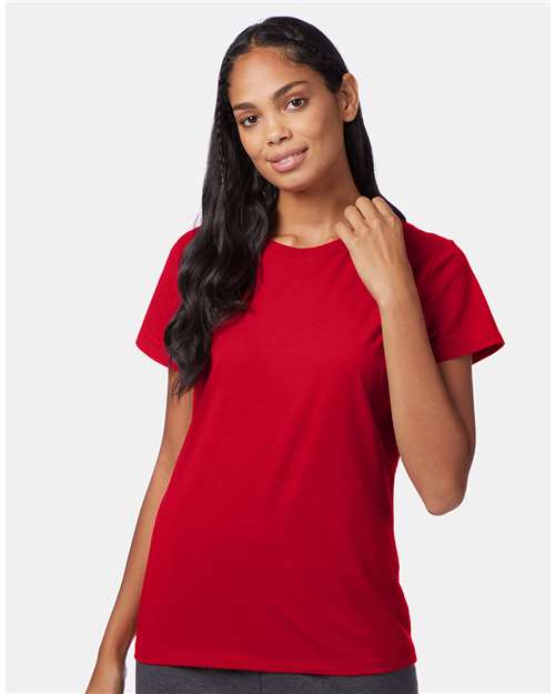 Women's Perfect-T T-Shirt Hanes Deep Red