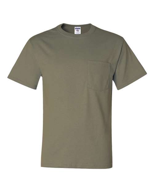 Unisex Dri-Power® 50/50 Pocket T-Shirt