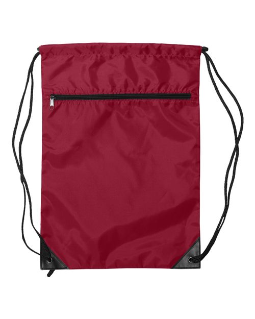 Zippered Drawstring Backpack Liberty Bags