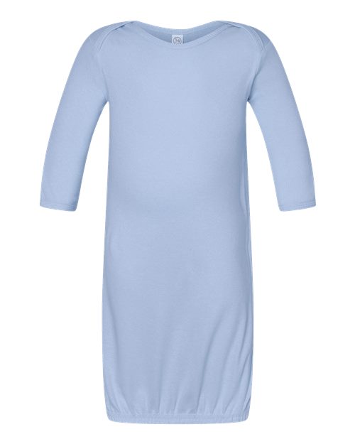 Infant Baby Rib Layette Rabbit Skins Light Blue NB