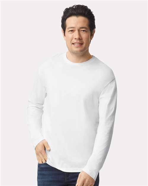 Unisex Softstyle® Long Sleeve T-Shirt Gildan White