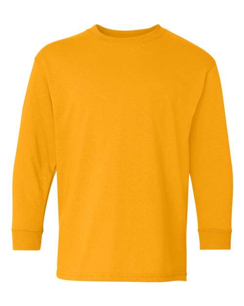 Youth Heavy Cotton™ Long Sleeve T-Shirt Gildan Gold