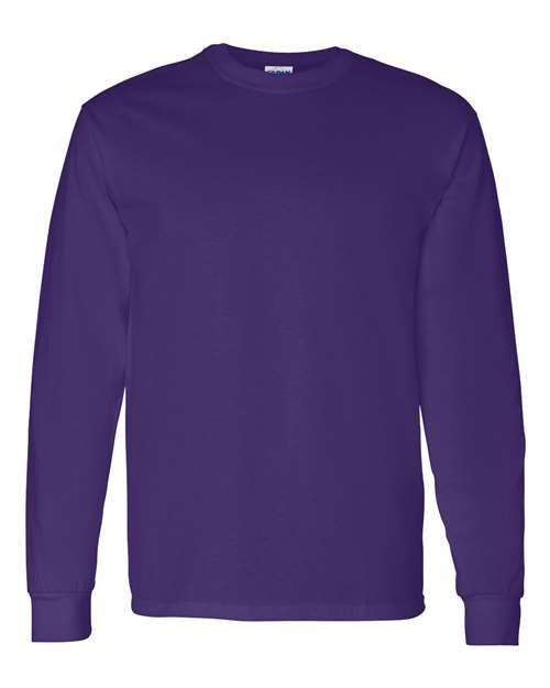 Unisex Heavy Cotton™ Long Sleeve T-Shirt Gildan Purple