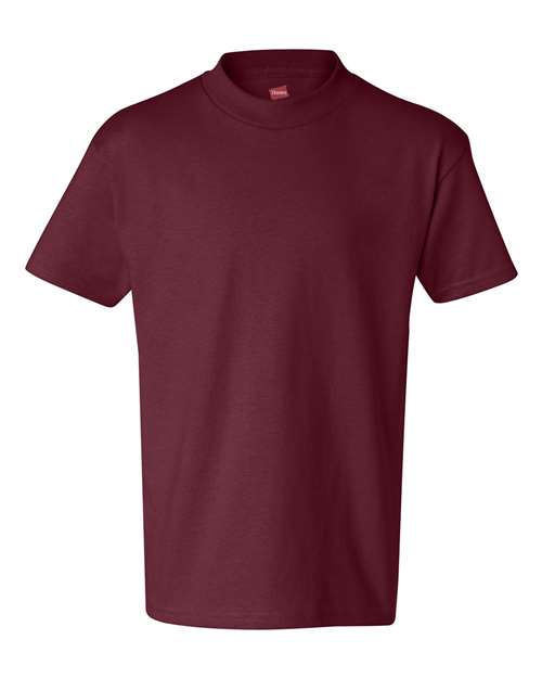 Youth Authentic T-Shirt Hanes Cardinal