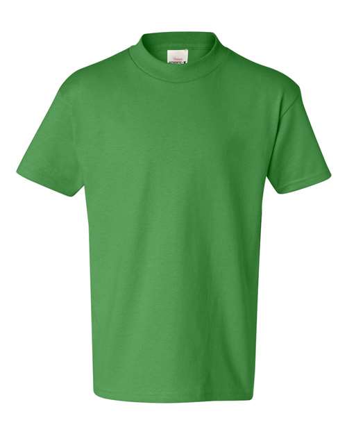 Youth Authentic T-Shirt Hanes Shamrock Green
