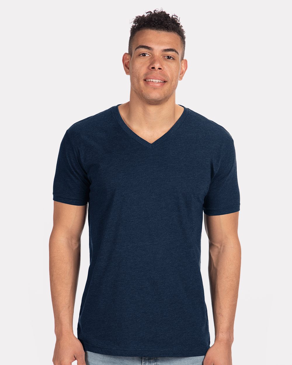 Unisex CVC V-Neck Tee