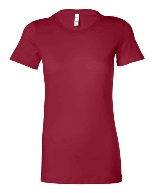 Women's Slim Fit Tee BELLA + CANVAS Cardinal