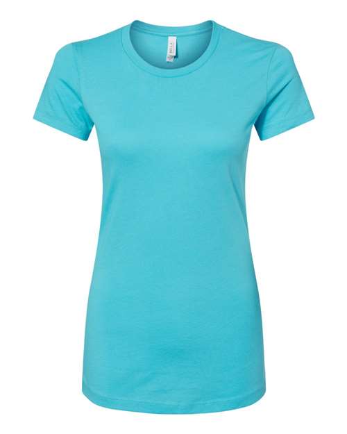 Women's Slim Fit Tee BELLA + CANVAS Turquoise 2XL