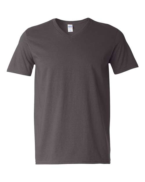 Unisex Softstyle® V-Neck T-Shirt Gildan Charcoal