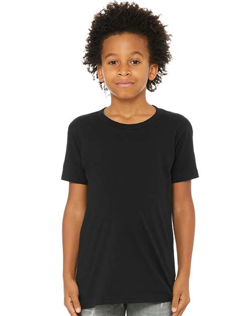 Youth Jersey Tee BELLA + CANVAS Black