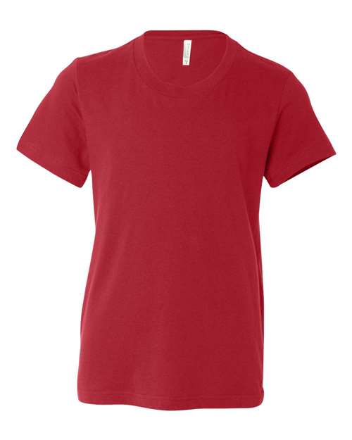 Youth Jersey Tee BELLA + CANVAS Red