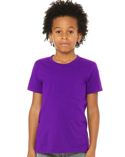 Youth Jersey Tee BELLA + CANVAS Team Purple